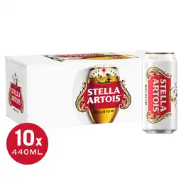Iceland Stella artois belgium premium lager beer cans 10 x 440ml offer