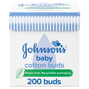 Iceland Johnson's baby cotton buds 200 buds offer