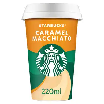 Iceland Starbucks caramel macchiato flavour chilled coffee 220ml offer
