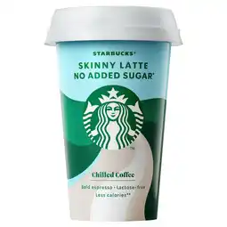 Iceland Starbucks skinny latte chilled coffee 220ml offer