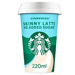 Iceland Starbucks skinny latte chilled coffee 220ml offer