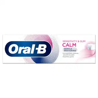 Asda Oral-b sensitivity & gum calm gentle whitening toothpaste offer
