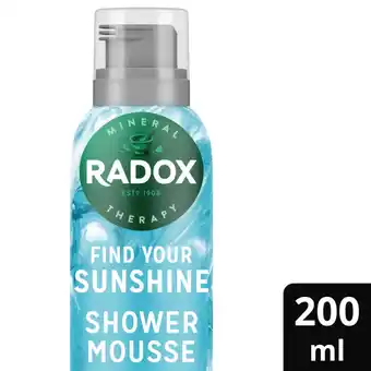 Asda Radox find your sunshine 2-in-1 shave & shower mousse offer