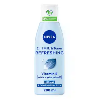 Asda Nivea 2-in-1 cleanser & toner offer