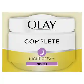 Asda Olay complete night face cream normal & dry skin offer