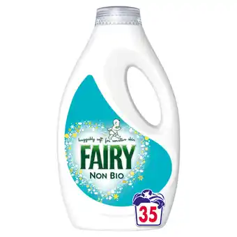 Asda Fairy non bio washing liquid 1.33l, 38 washes offer