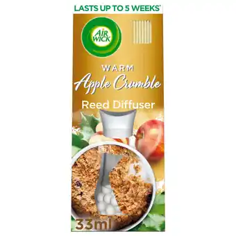 Asda Air wick warm apple crumble reed diffuser offer