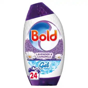 Asda Bold washing liquid gel 24 washes, lavender & camomile offer