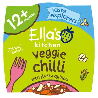 Asda Ella's kitchen organic veggie quinoa chilli toddler tray meal 12+ months offer