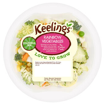 Iceland Keelings rainbow vegetables offer