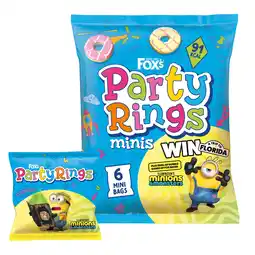 Iceland Fox's party rings minis 6 x 21g offer