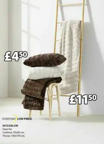 JYSK Myggblom Cushion Or Throw offer