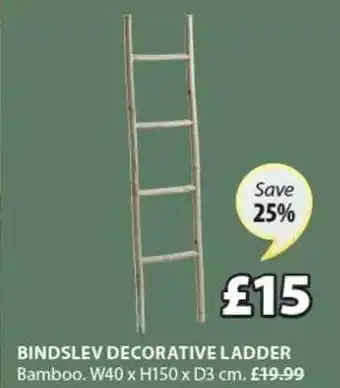 JYSK Bindslev Decorative Ladder offer