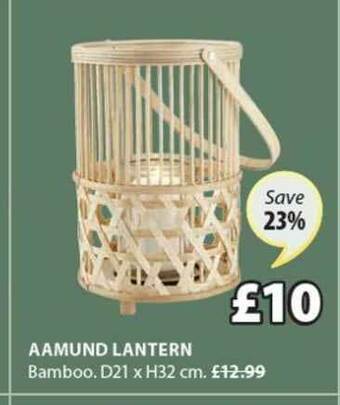 JYSK Aamund Lantern offer