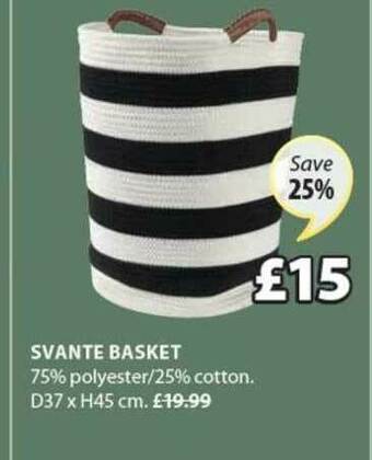JYSK Svante Basket offer