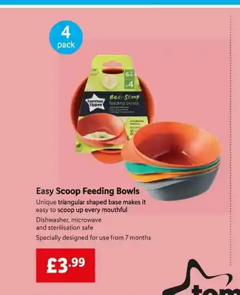 Lidl Easy Scoop Feeding Bowls offer