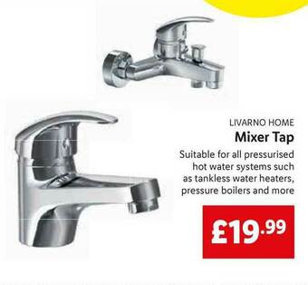 Lidl Livarno Home Mixer Tap offer