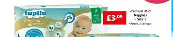 Lidl Premium Midi Nappies - Size 3 offer
