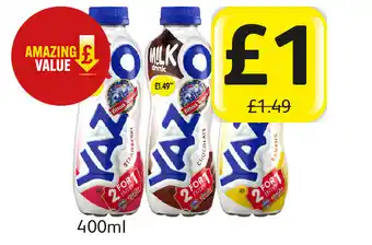 Londis Yazoo strawberry, chocolate, banana offer