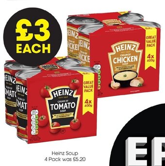 Centra Heinz Soup 4 Pack offer