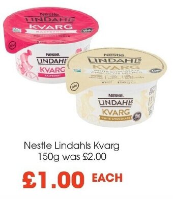 Centra Nestle Lindahls Kvarg 150g offer