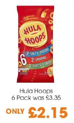 Centra Hula Hoops 6 Pack offer