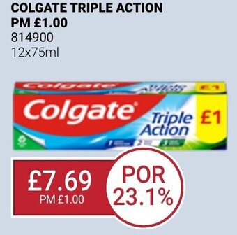 Bestway COLGATE TRIPLE ACTION 12x75ml offer