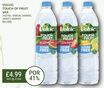 Bestway VOLVIC TOUCH OF FRUIT 6x1.5ltr offer