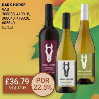 Bestway DARK HORSE 6x75cl offer