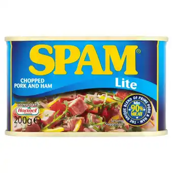 Sainsbury's Spam chopped pork & ham lite tin 200g offer