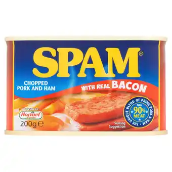 Sainsbury's Spam bacon 200g offer