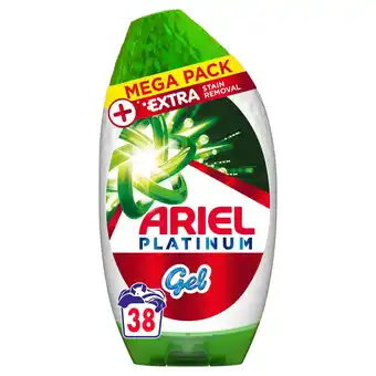Sainsbury's Ariel platinum washing liquid gel 1.33l (38 washes) offer