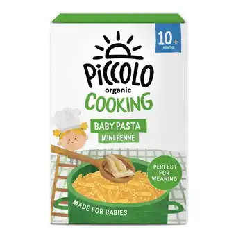 Sainsbury's Piccolo organic cooking baby pasta mini penne 10+ months 200g offer