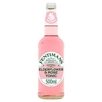 Sainsbury's Fentimans elderflower & rose tonic 500ml offer