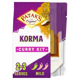 Sainsbury's Patak's keralan style korma curry kit 270g offer