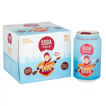 Sainsbury's Soda folk root beer 4x330ml offer