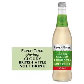 Sainsbury's Fever-tree sparkling cloudy british apple 500ml offer