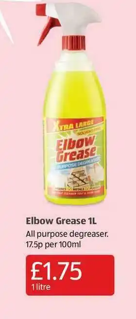 Aldi Elbow Grease 1L All Purpose Degreaser offer