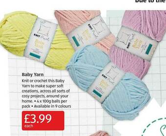Aldi Baby Yarn offer