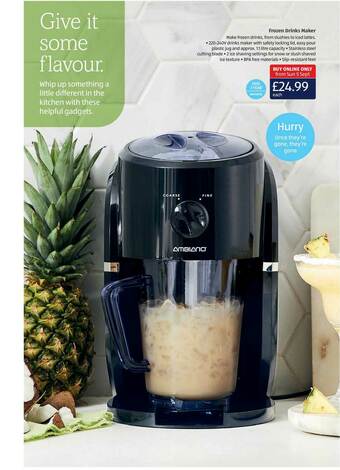 Aldi Frozen Drinks Maker offer