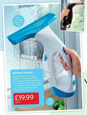 Aldi Window Vacuum offer