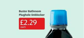 Aldi Buster Bathroom Plughole Unblocker offer