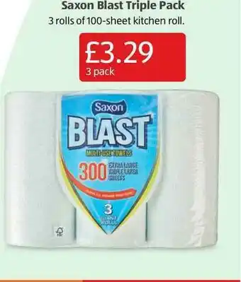 Aldi Saxon Blast Triple Pack offer