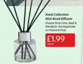 Aldi Hotel Collection Mini Reed Diffuser offer
