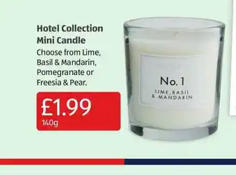 Aldi Hotel Collection Mini Candle offer