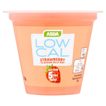 Asda Asda low cal strawberry flavour jelly pot offer