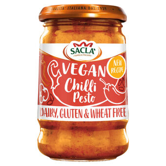 Asda Sacla vegan chilli pesto offer