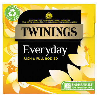 Asda Twinings everyday 120 plant-based tea bags 348g offer