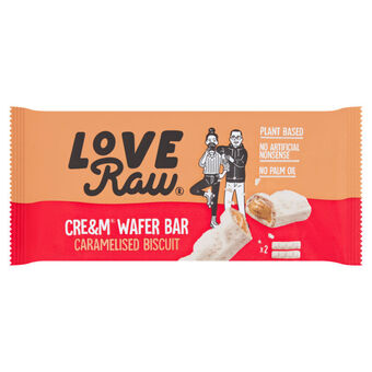Asda Love raw cre&m wafer bar caramelised biscuit 2x offer