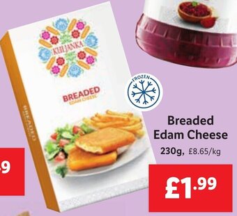Lidl Breaded Edam Cheese 230g offer